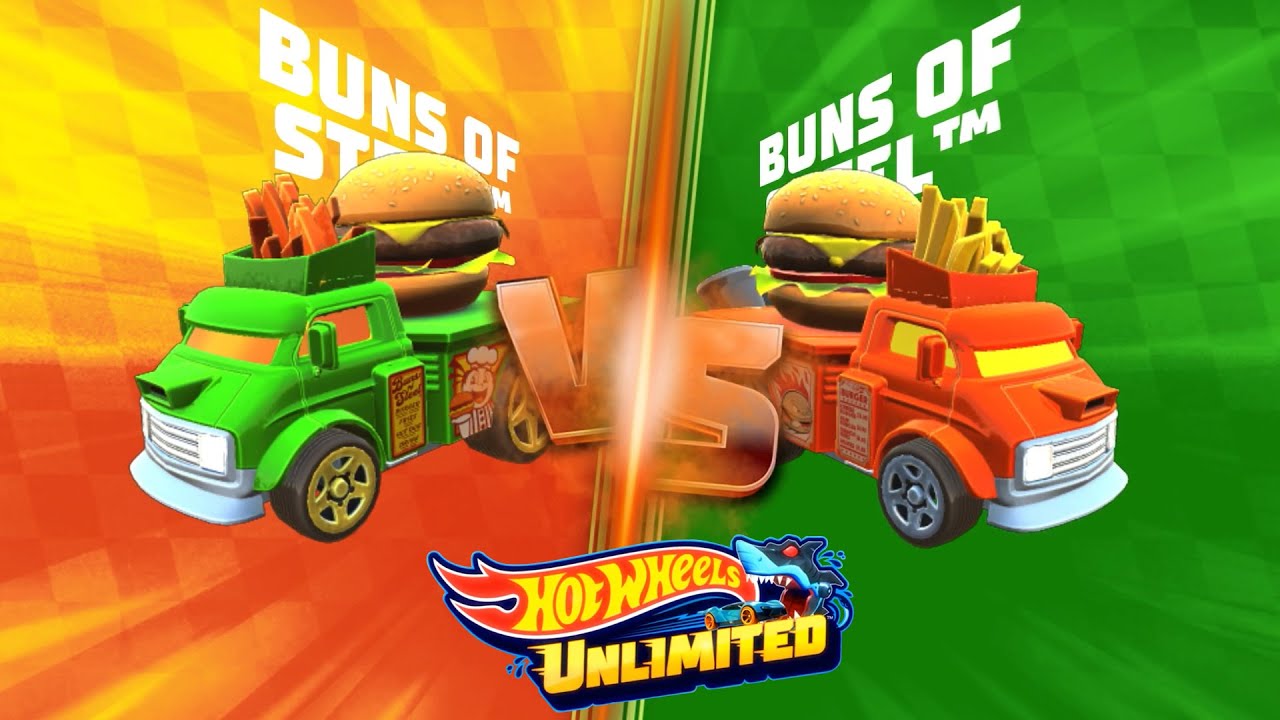 HOT WHEELS UNLIMITED 2 - Buns Of Steel, Race Ace, Gunkster, Night Shifter