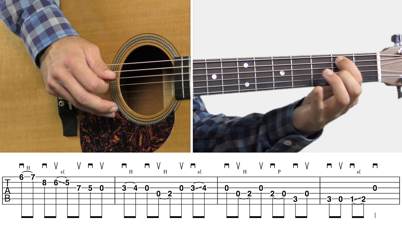 Advanced Bluegrass Guitar Lick Library - Bluegrass Lick 1 in G - Guitar Lesson