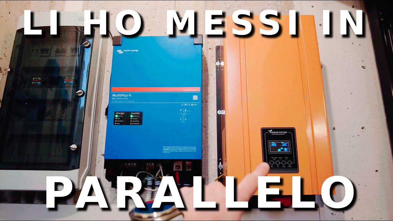 GUIDA SU COME PARALLELARE DUE INVERTER uno non necessariamente VICTRON