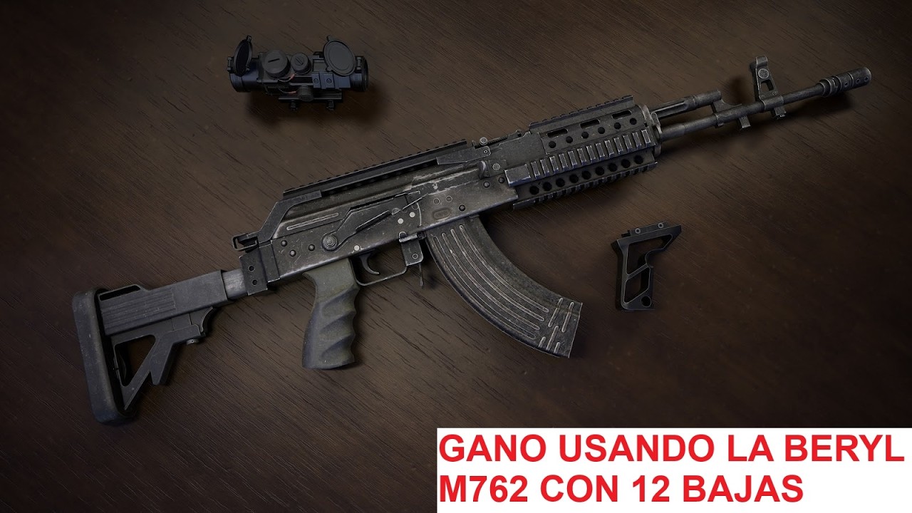 GANO USANDO LA BERYL M762 CON 12 BAJAS - PLAYERUNKNOWN'S BATTLEGROUNDS - ESPAÑOL 2K
