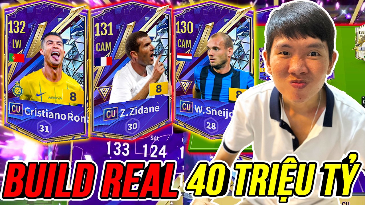THÀNH HOÀ Tưng Bừng Ngày Tết Build Team Real Madrid 40 Triệu Tỷ BP Đưa Về CR7 CU+8 | FC Online