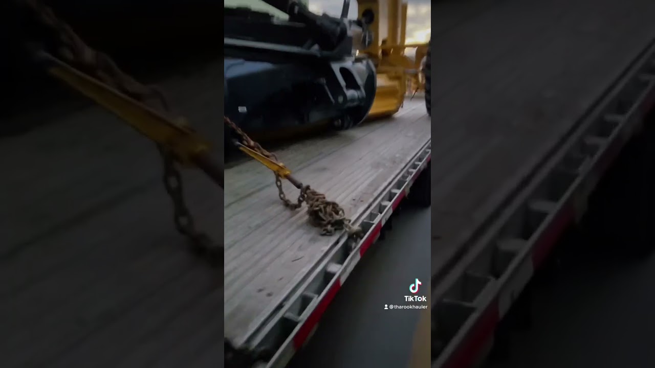 Hauling a 40,000 pound tractor￼