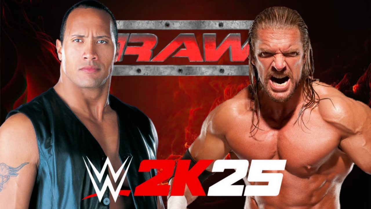 The Rock vs. Triple H - WWE 2K25 - Xbox Series X