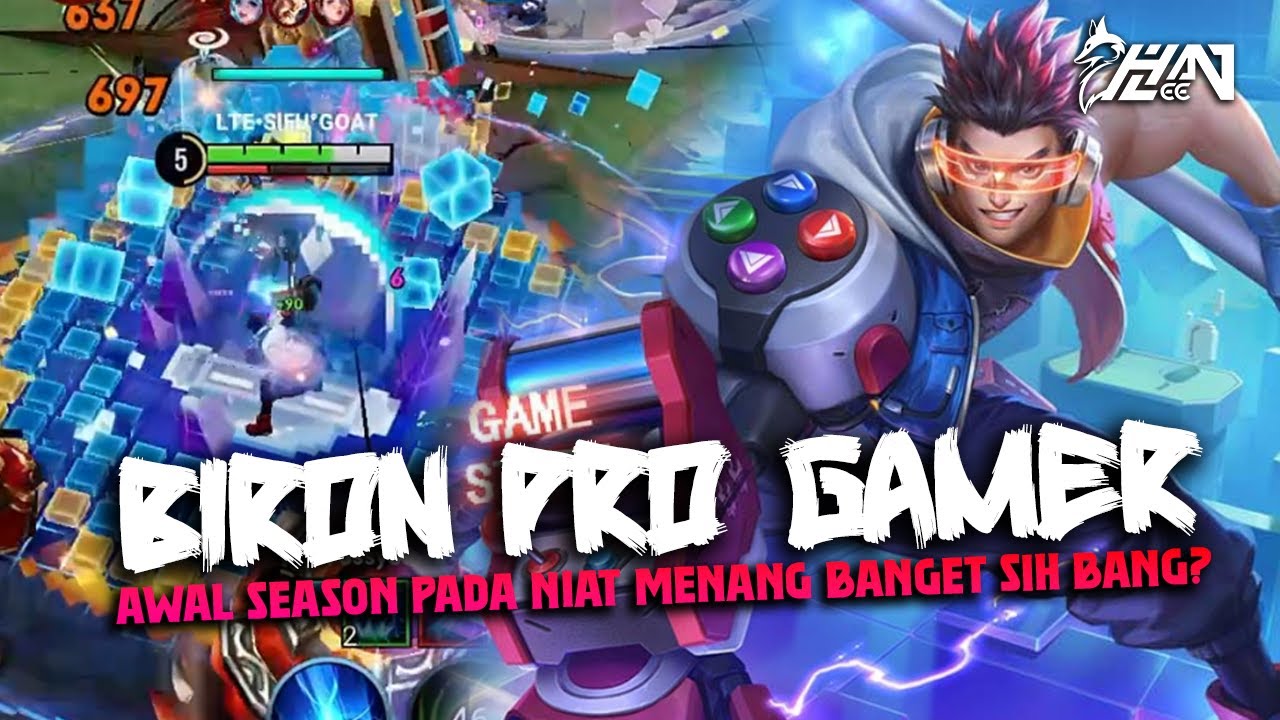 BIRON PRO GAMER SKIN! DISAAT LU HAMPIR KE COMEBACK DAN MACRO LU JENIUS! HEHEHE GUA JAGO BET PARAAAHH
