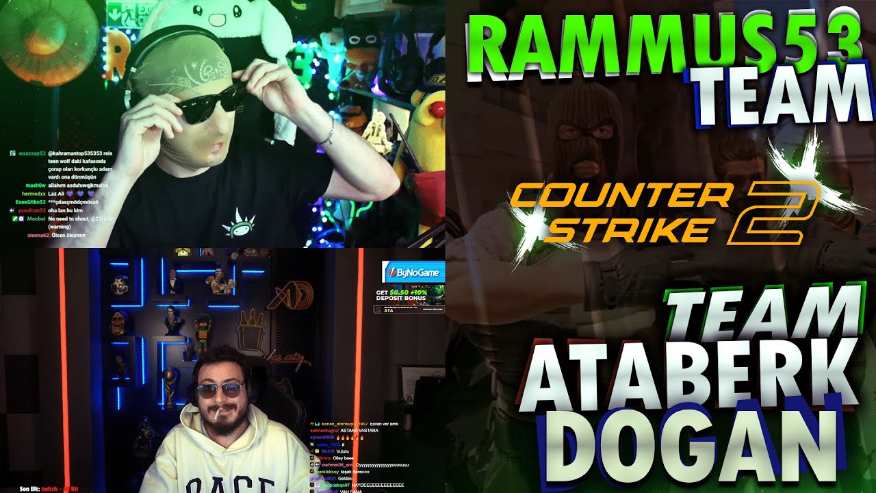 Rammus53 ws Ataberk Doğan Counter Strike 2 Best Of Three BÜYÜK KAPIŞMA KİCK YAYINI ABONELİK CEZALI