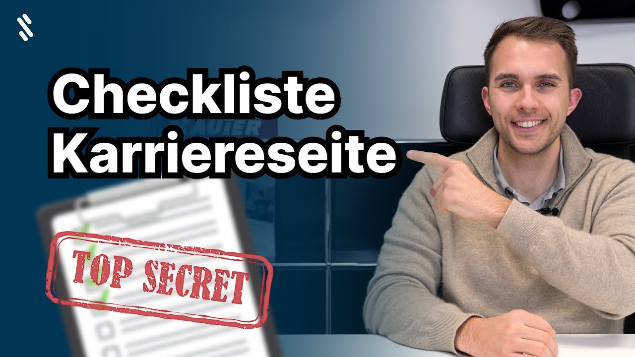 Checkliste als Spedition: Karriereseite optimieren