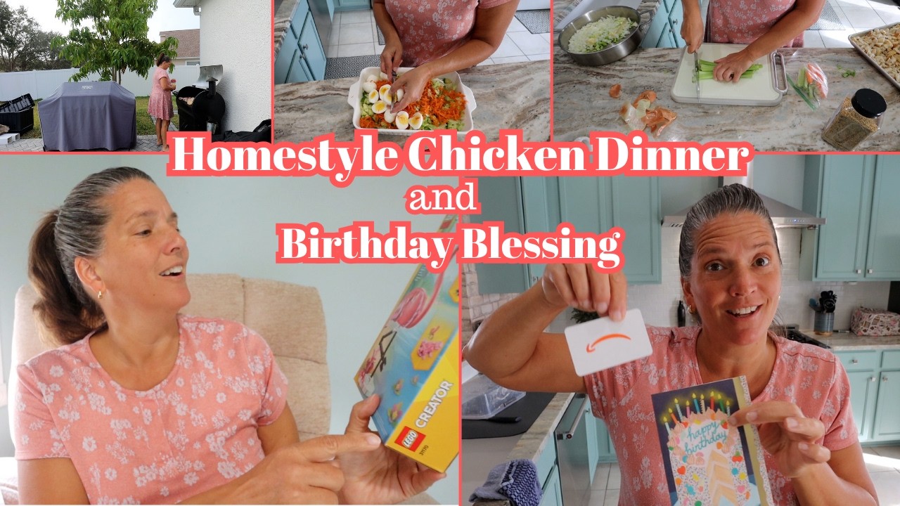 Full Homestyle Chicken Family Dinner | Enjoying Life in Simple