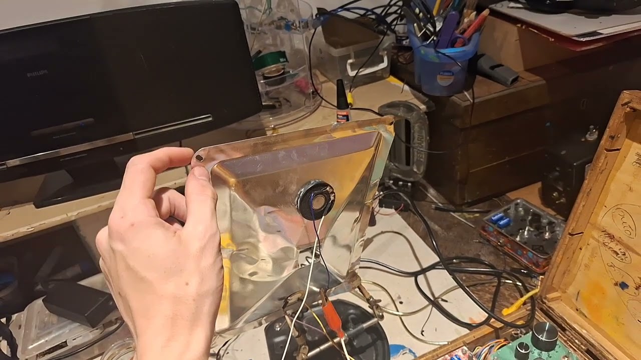 Reverb de Placa (plate reverb) caseiro - teste