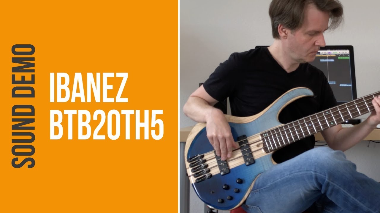 Ibanez BTB20TH5 Bass - Sound Demo (no talking)