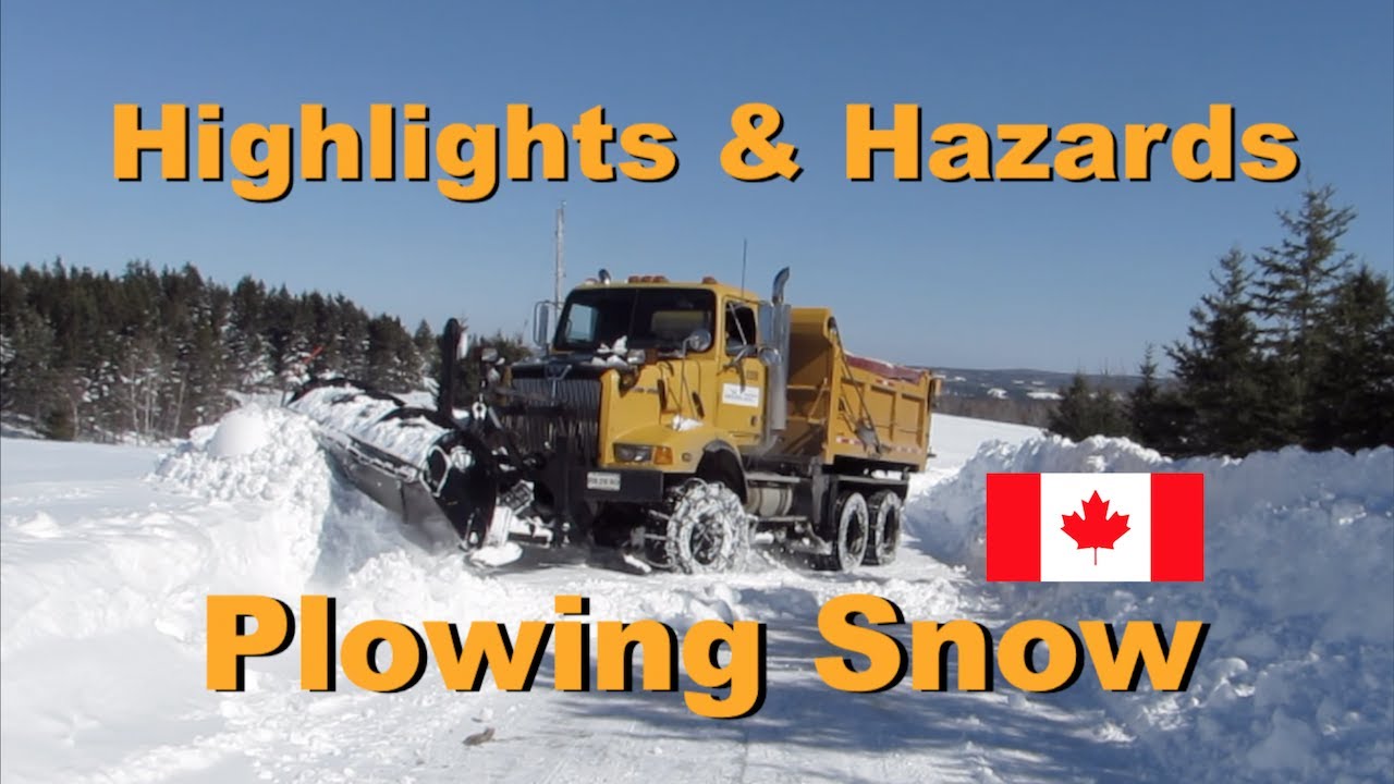 Snowplow Action: Highlights, Hazards, and Close Calls!   #jimhowdigsdirt #snowplow #plowingsnow