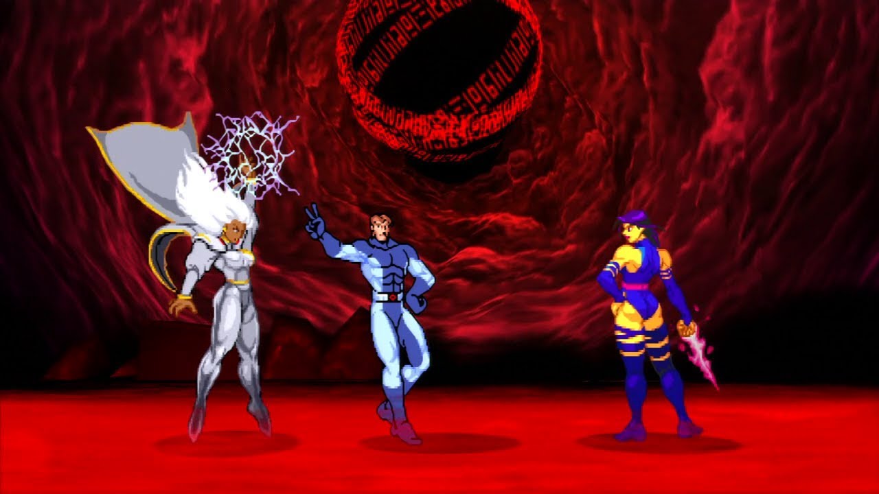 Marvel VS Capcom 2 - Storm/Iceman/Psylocke - Expert Difficulty Playthrough