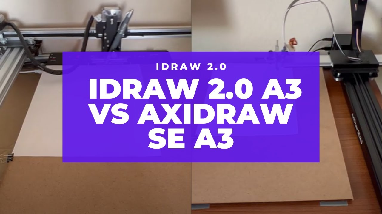 Speed Test: iDraw 2.0 A3 VS Axidraw SE A3, Which One is Better?