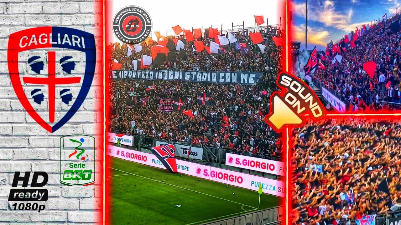 🔴🔵 TIFOSI I ROSSOBLU CAGLIARI IN UNIPOL DOMUS STADIO • Final Play-off • Cagliari vs Bari