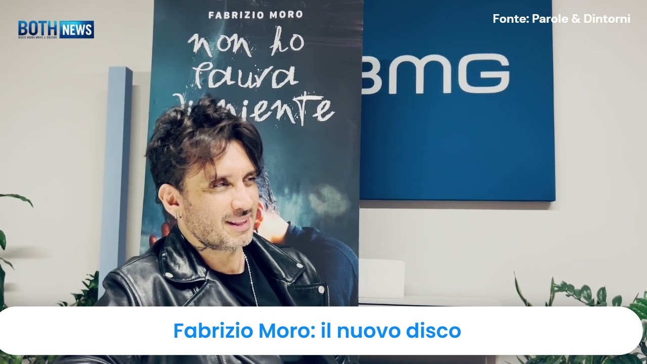 FABRIZIO MORO: Videointervista sul nuovo album “NON HO PAURA DI NIENTE”