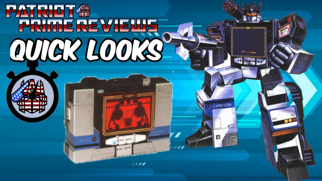 Patriot Prime Takes A Quick Look At Transformers G1 Soundblaster
