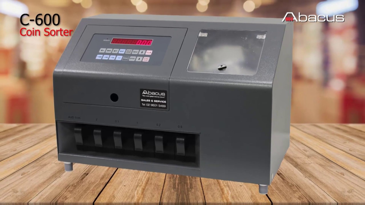 C-600 Coin Rail Sorting Machine