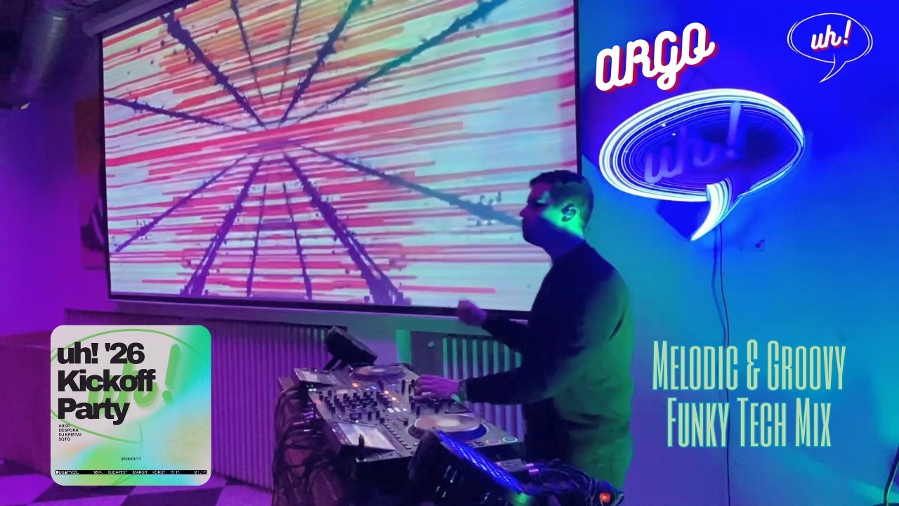 Melodic & Groovy Funky Tech House - Flashy Visualizer DJ Mix - ARGO @ uh! Kickoff Party - Dugattyús