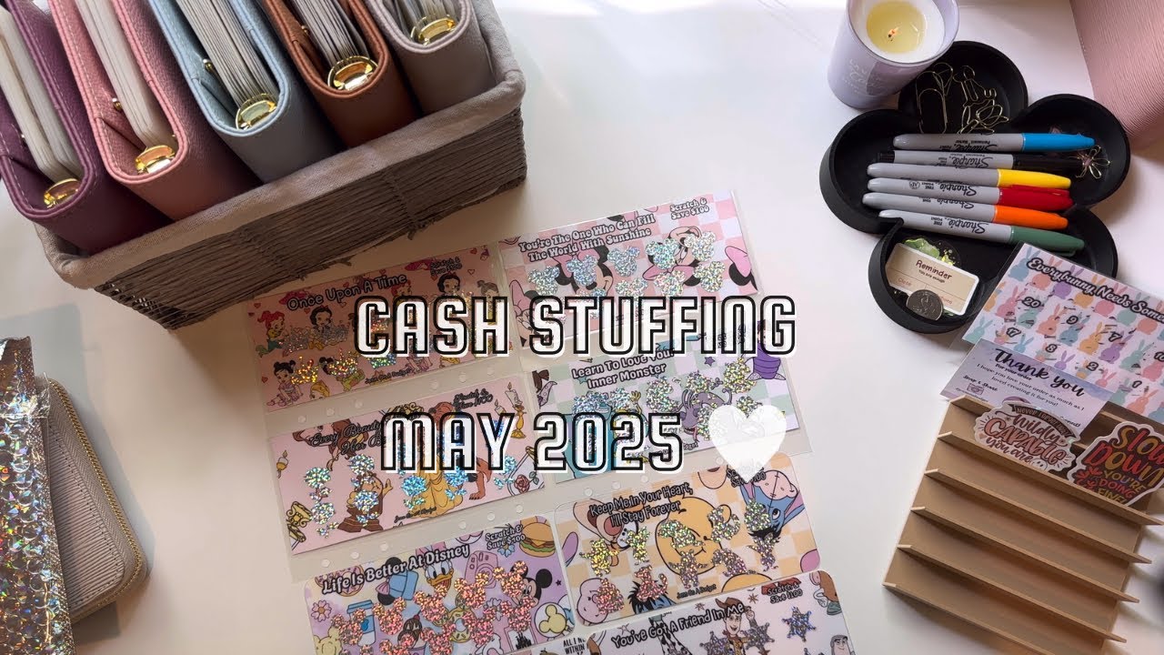 Cash Envelope Stuffing | May 2025 💜
