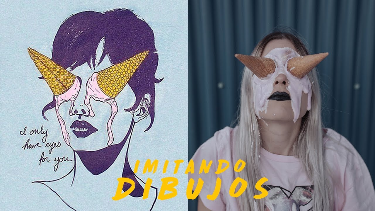 IMITANDO DIBUJOS EN LA VIDA REAL