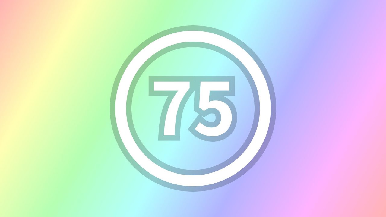 75 seconds timer ‐ Countdown Circle Gradation
