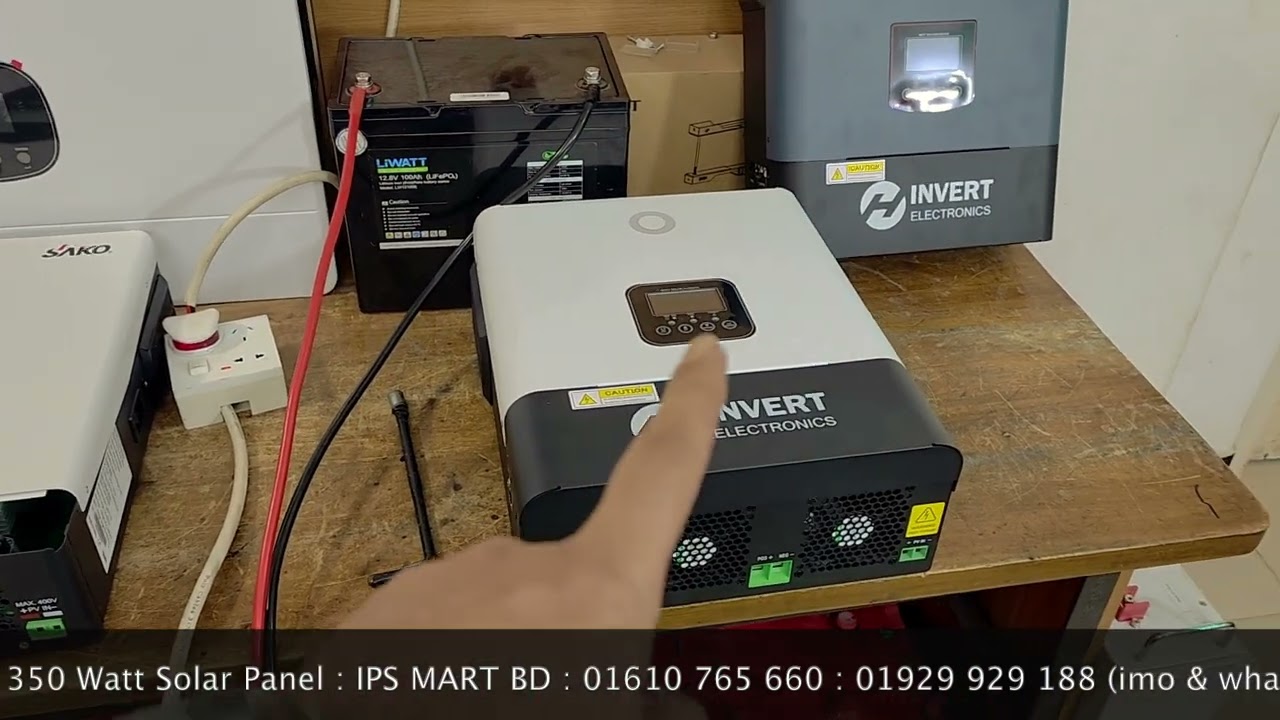 Sako / H Inverter 1500 watt, 1 Battery System Hybrid Solar Inverter