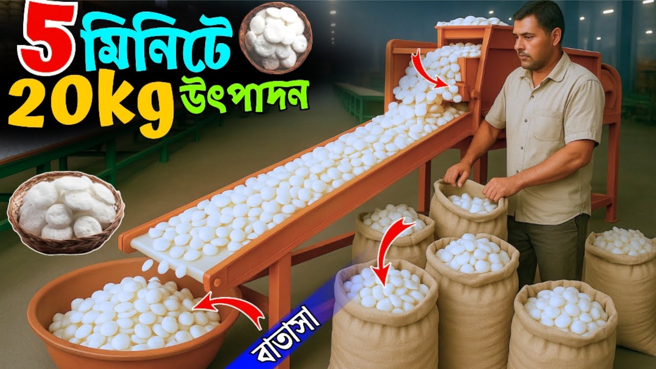 প্রত্যেকদিন হাজার টাকা ইনকাম করা সম্ভব || বাতাসা তৈরি করে আয় করুন || Make money by making lollipops
