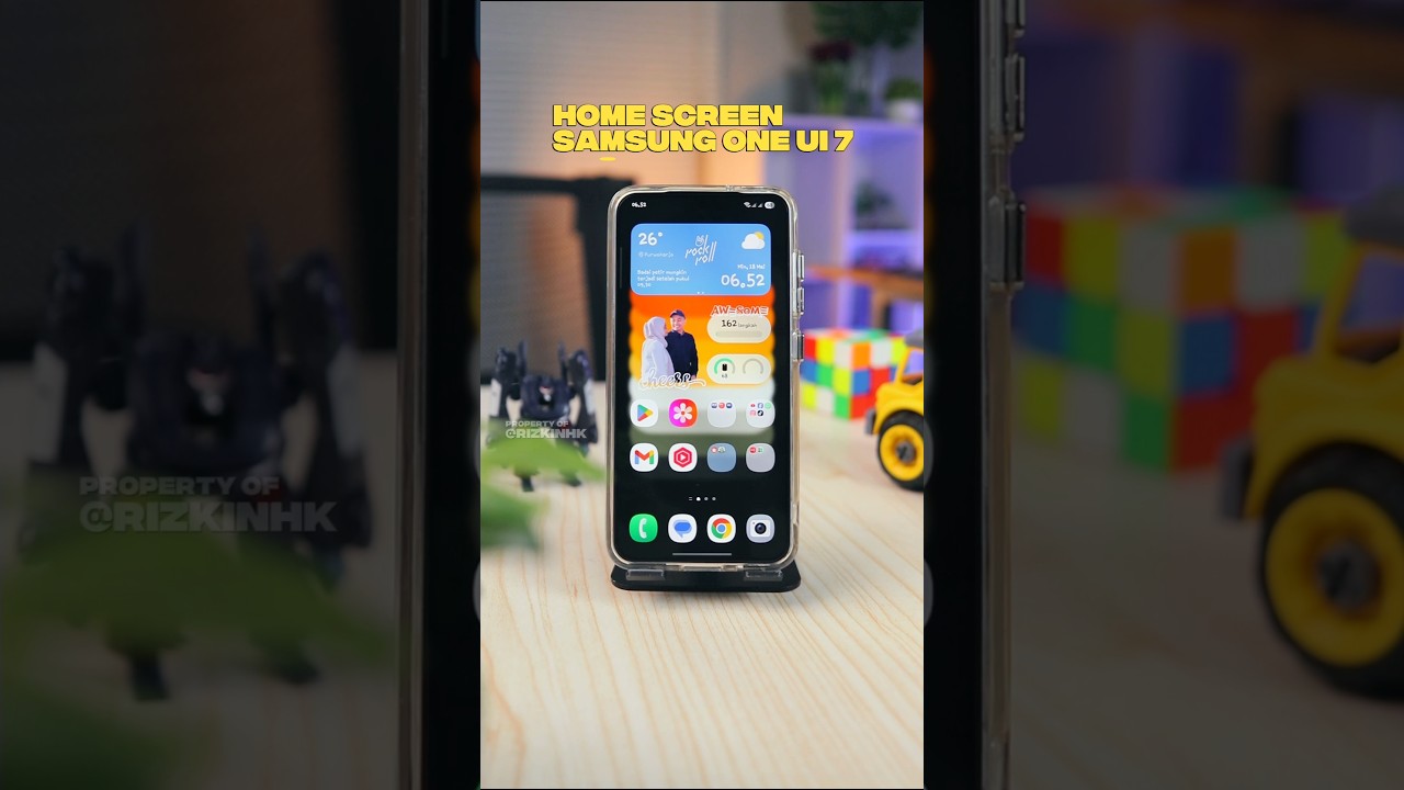 Cakepp bangettt !! Fitur Homescreen One UI 7 #samsung #oneui7