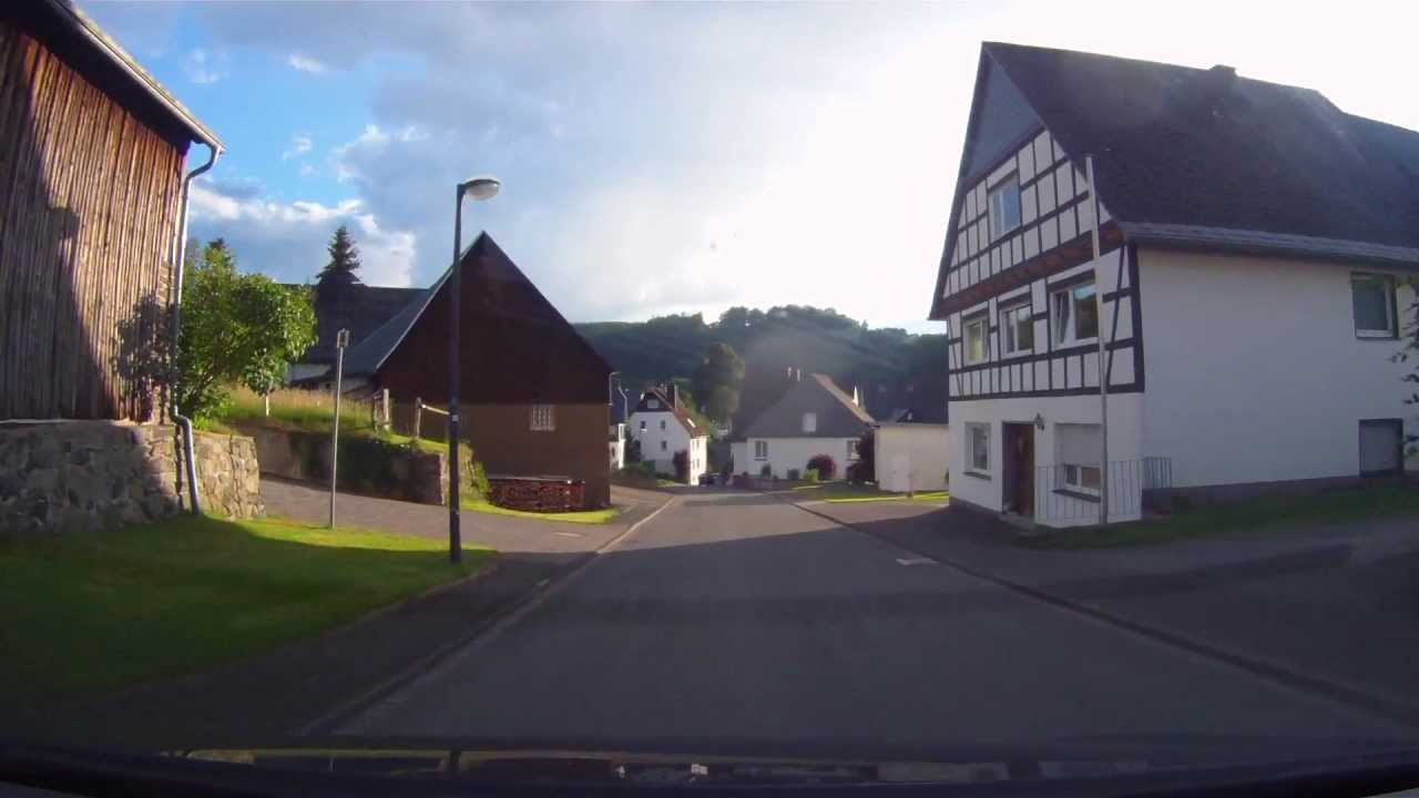 Stukje door Olsberg, DE (met de auto deze keer)