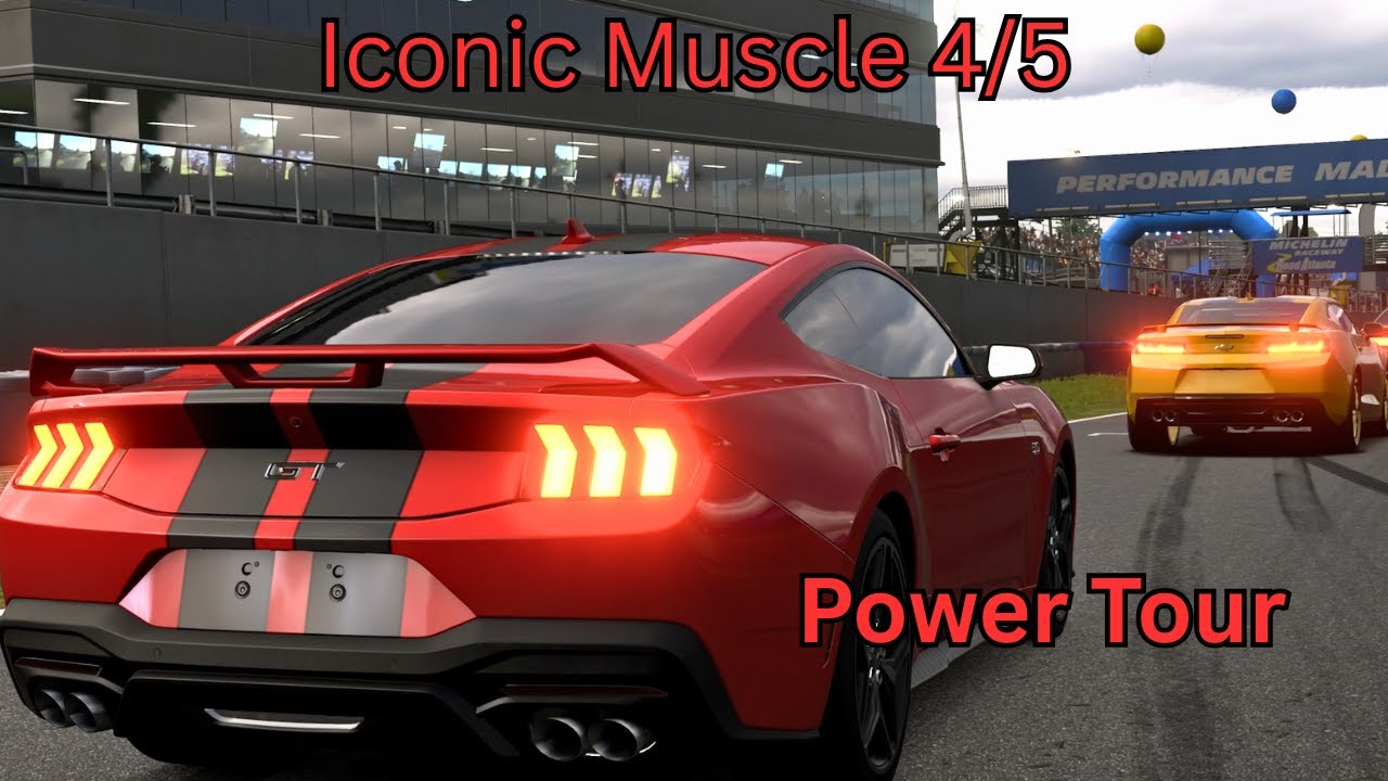 Michelin Raceway Road Atlanta | Iconic Muscle (4/5) | Moza R3 Gameplay