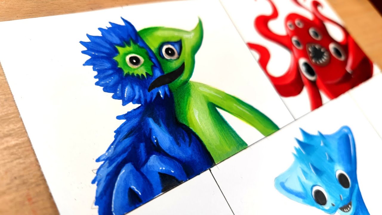 Drawing New Monsters Realistc GARTEN OF BANBAN 4