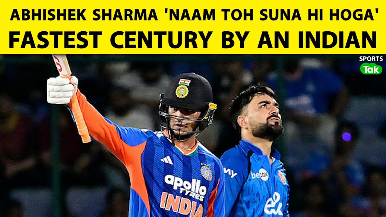 🔴BREAKING: ABHISHEK SHARMA SHANDAAR, ZABDARDAST, ZINDABAD, FASTEST CENTURY BY AN INDIAN IN T20Is