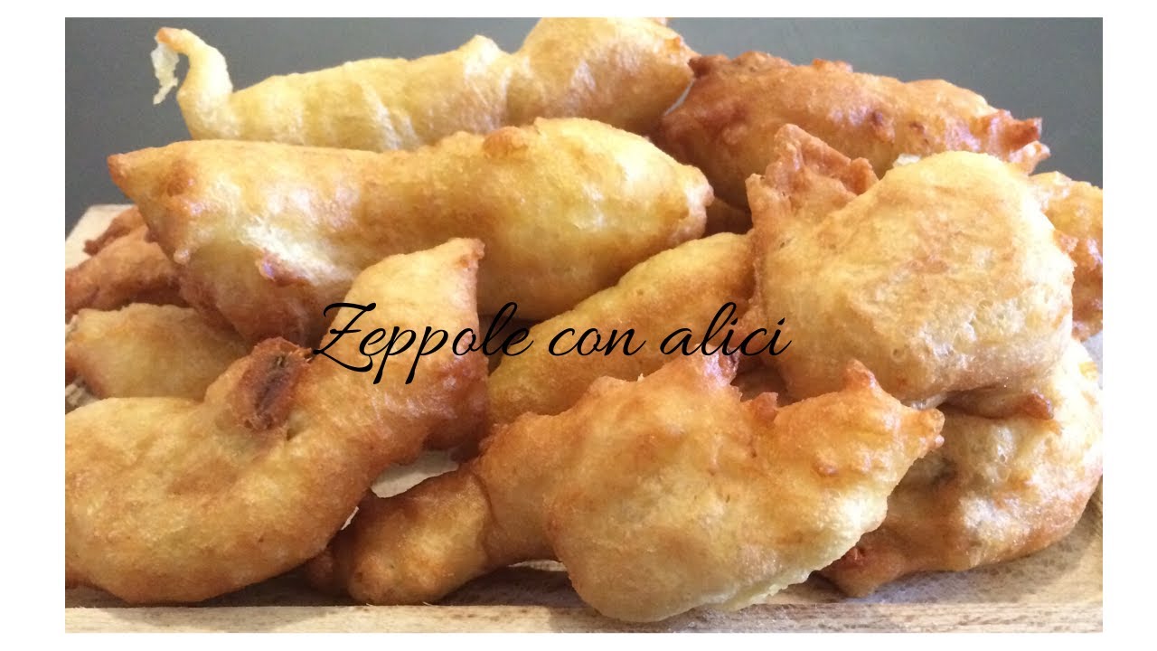 Zeppole con alici