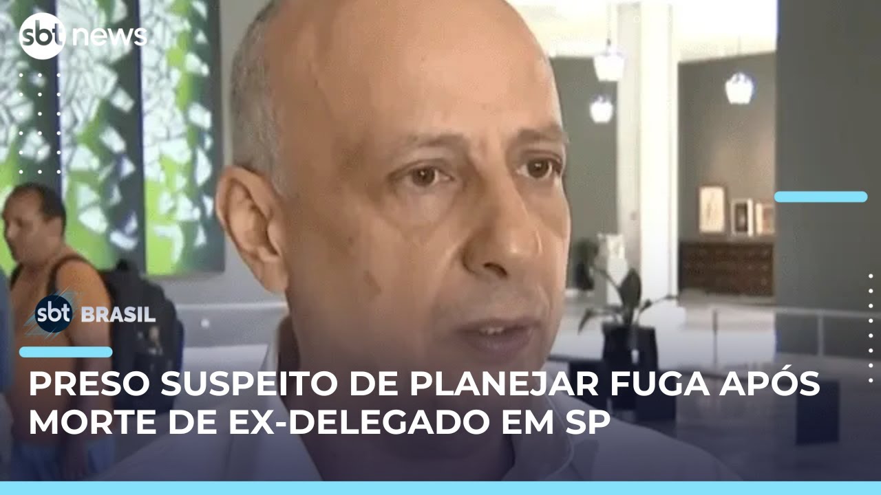 Caso Ruy Ferraz Fontes: preso suspeito de ajudar em fuga ap&oacute;s execu&ccedil;&atilde;o de ex-delegado | #SBTBrasil