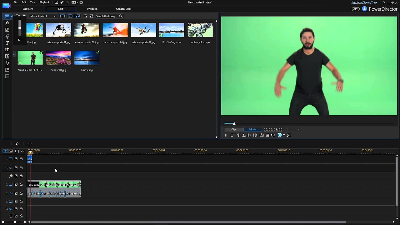 How to green screen in Cyberlink PowerDirector 14 (Chroma Key Tutorial)
