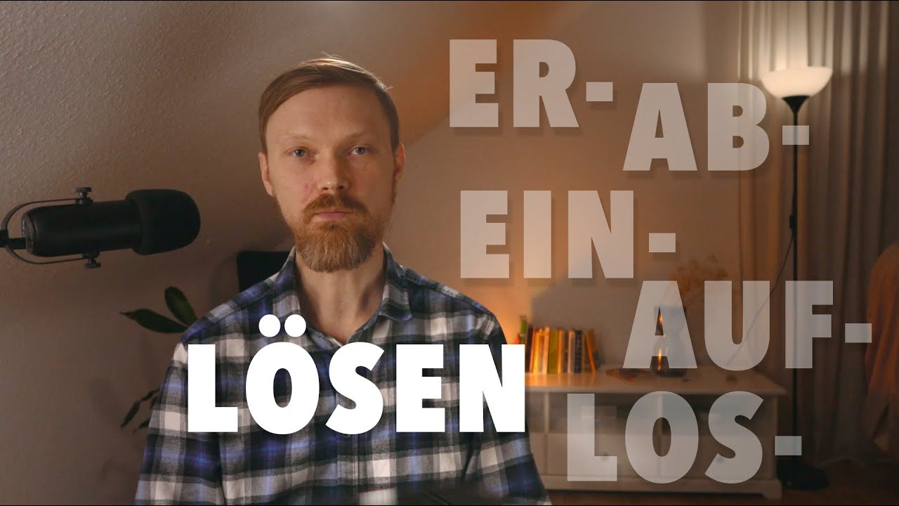 Глаголы c корнем l&ouml;sen REMASTER (verbessert) #deutsch #loesen