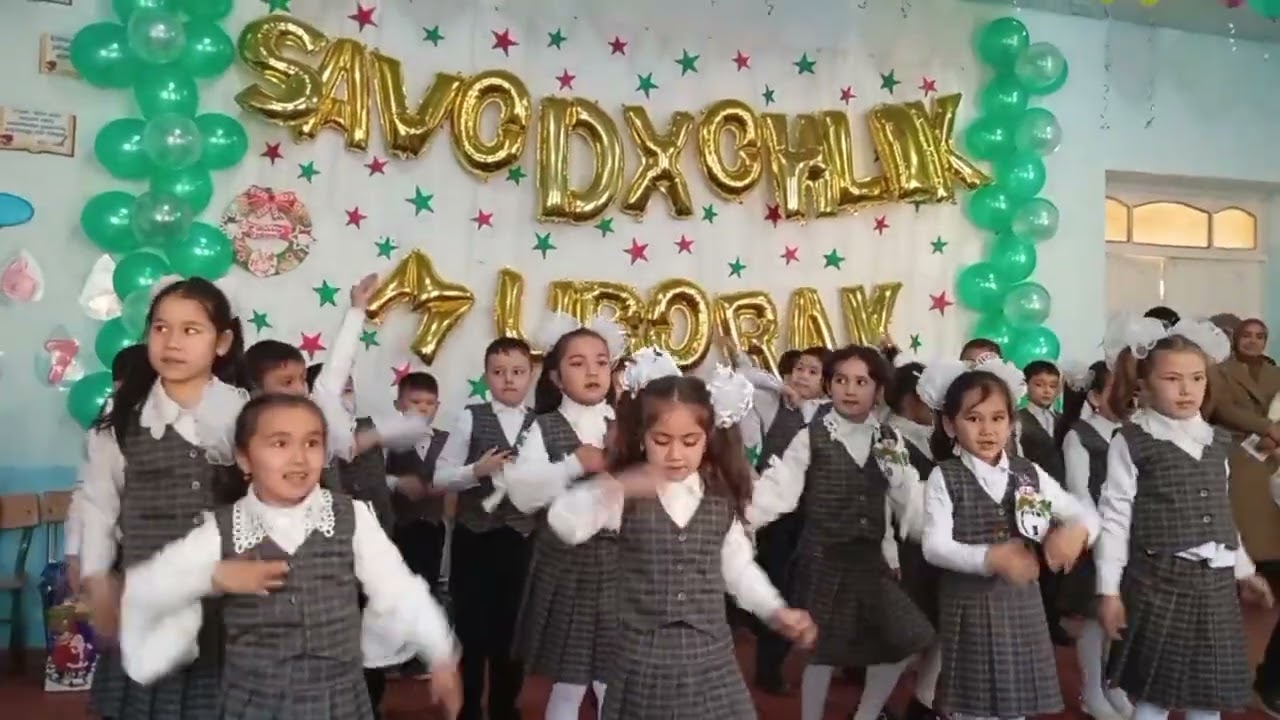 Bugun bayram Beshariq tumani 7 maktab 1 b sinf oʻquvchilari