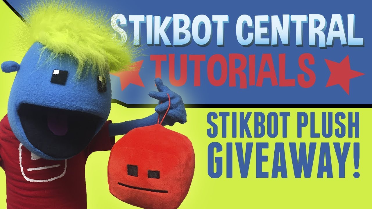 Stikbot Plush GIVEAWAY!!! | Stikbot Tutorials (Henry & Maddie React)