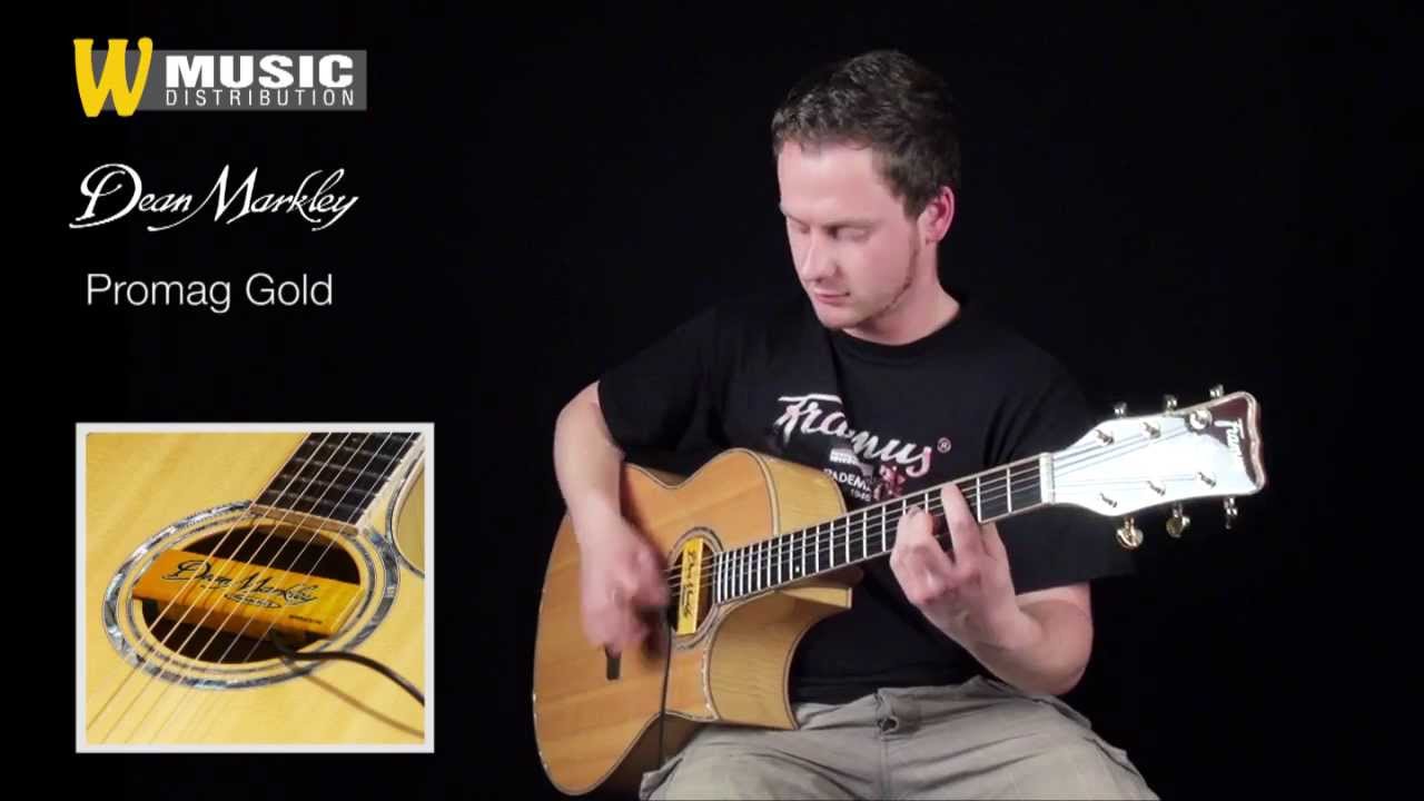 Dean Markley ProMag Gold Akustik-Pickup & Installation