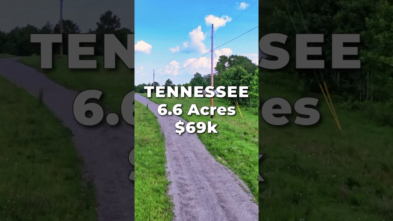6.6 Acres of TENNESSEE Land for Sale with Power & Fiber Internet &bull; LANDIO
