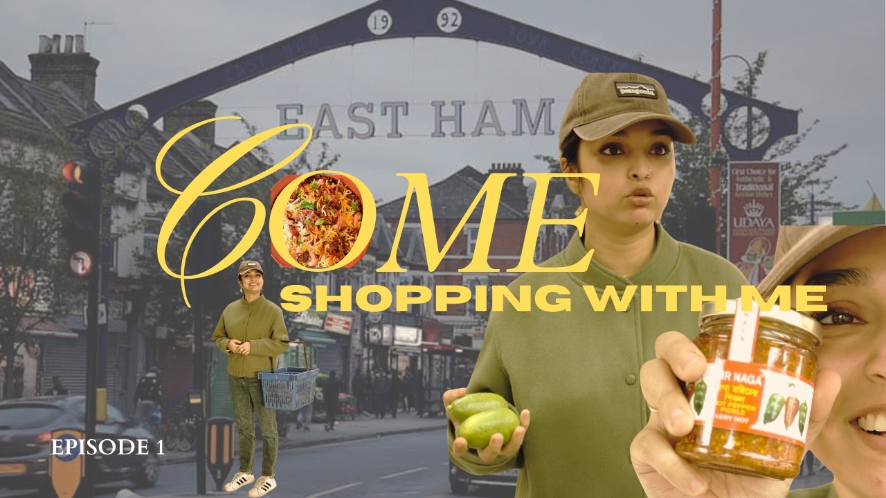 Let's go out to East Ham: biriyani lunch, walk around Bangla shops for groceries