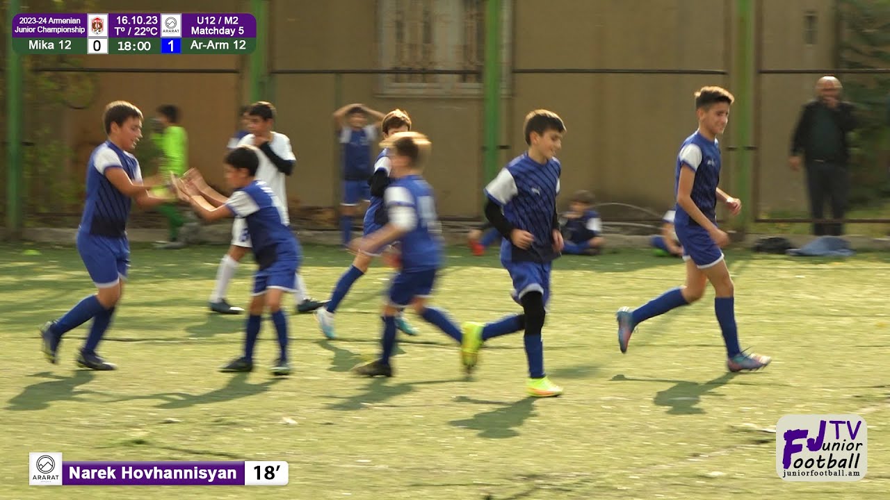 Mika 12 (3-2) Ararat-Armenia 12 (16.10.23) 2023-24 AJC U12/M2, Matchday 5