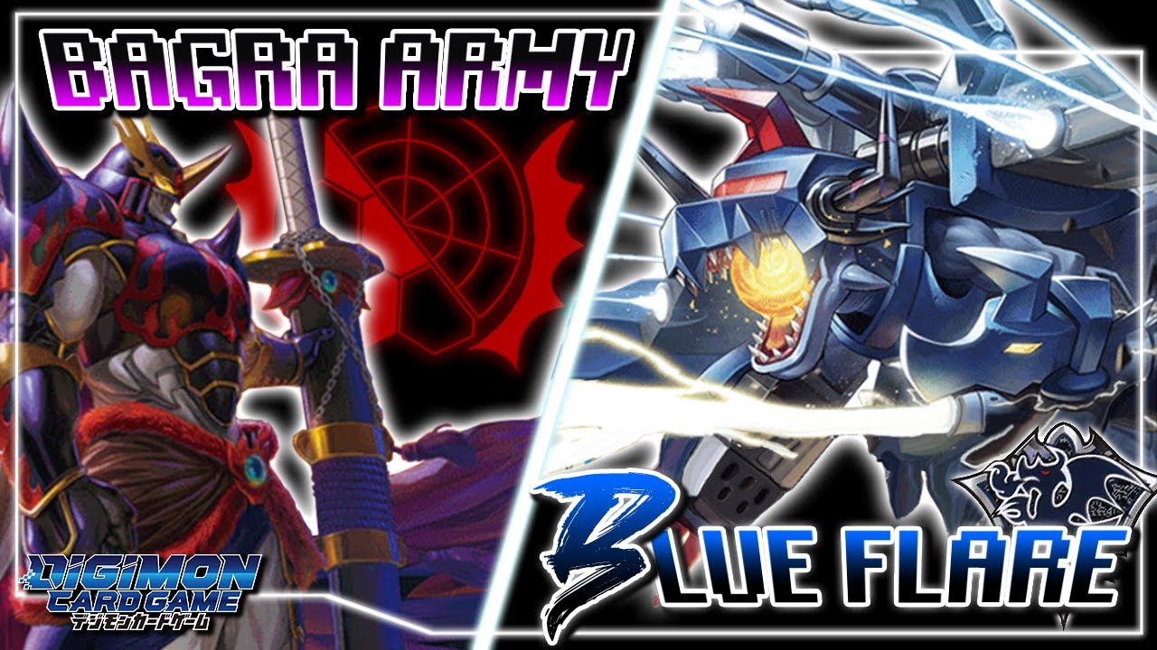 Digimon Card Game : Bagra Army (Purple) VS Blue Flare [BT-10]