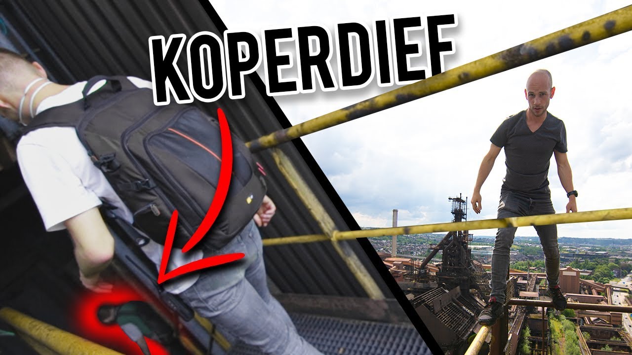 OOG IN OOG MET EEN DIEF! | Verlaten Staalfabriek