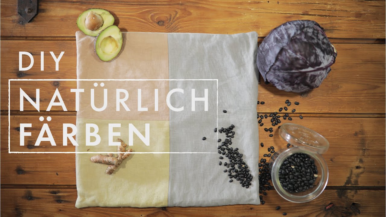 Natürlich Stoffe färben | Färben mit Lebensmitteln, es funktioniert! | DIY | Jelena Weber