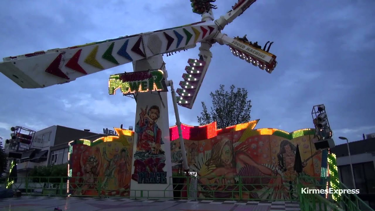 Sound Machine + Deejay (J. van der Beek) - kermis Tilburg 2013 (Offride)