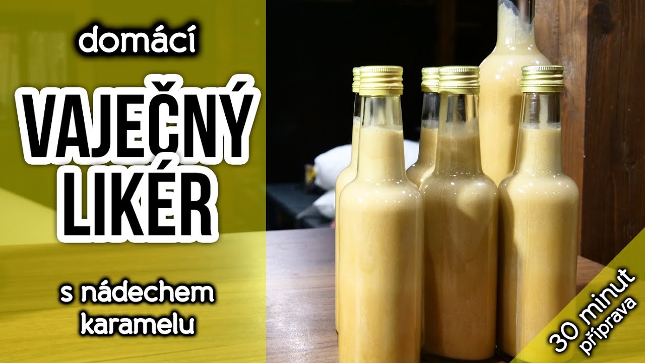 Domácí vaječný karamelový likér - aneb jak zpracovat žloutky #74 | #vajecnyliker #vanoce #liker