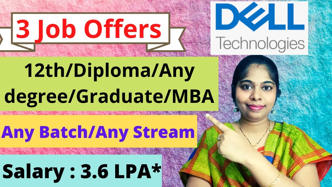 dell jobs 2021 | jobs without coding | dell recruitment 2021 in telugu | sravanthikrishna