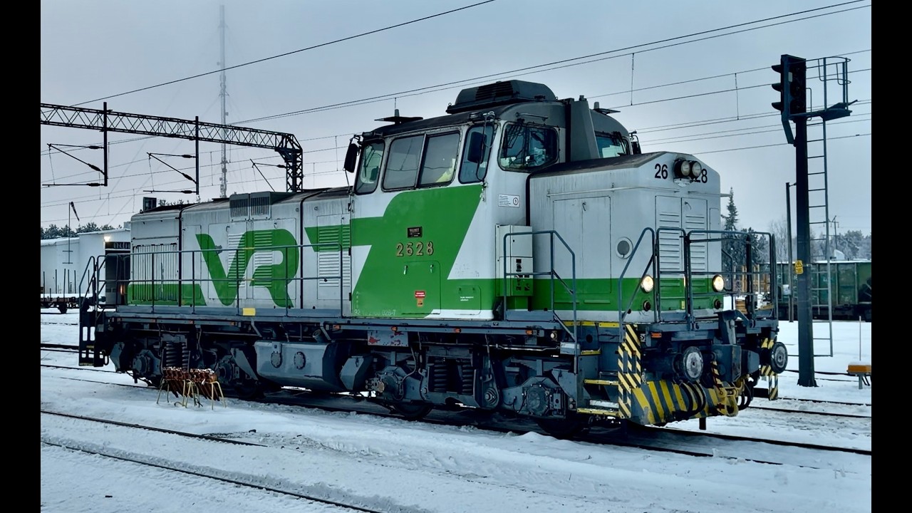 JUNIA MAALISKUUN ALUSSA   TRAINS IN EARLY MARCH   KOKKOLA CITY MAALISKUU 2-7 MARCH 2026