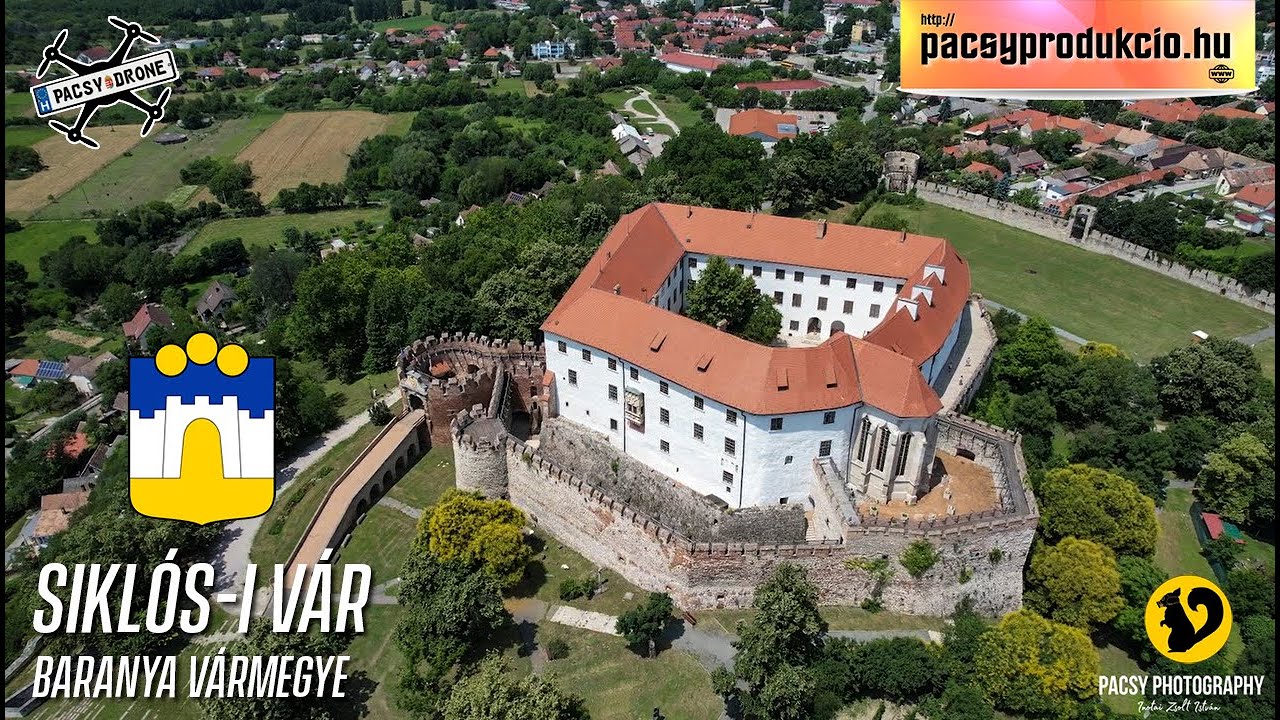 🇭🇺 Siklós-i Vár (Baranya Vármegye) Drón felvétel (4K)