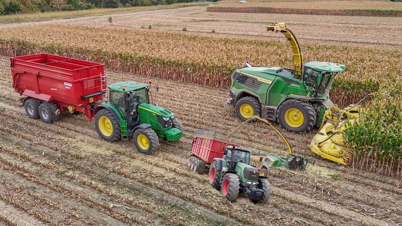 Новый John Deere F9 500 | Премьера в Чехии | Кукурузный силос 2025 | Fendt 926 Vario и John Deere...